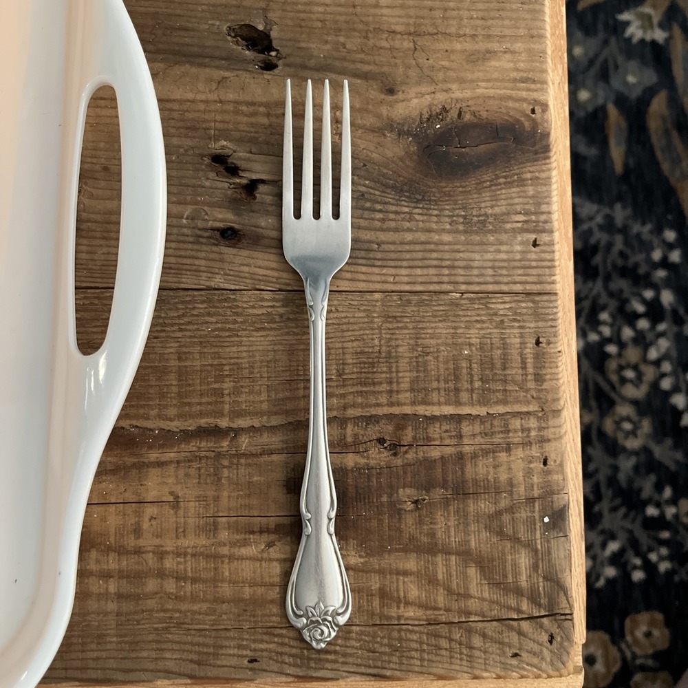 Oneida ARBOR ROSE Dinner Fork Stainless Steel Flatware Replacement Piece Piece